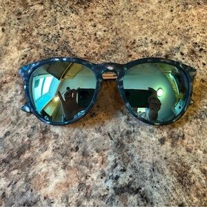 Stylish Blue Tortoise Sunglasses
